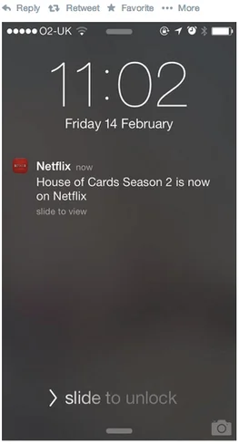 Netflix Push Notification
