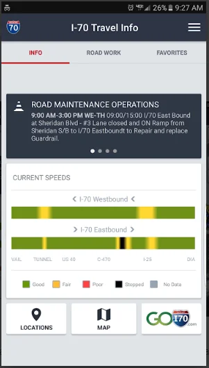 Road Maintenance Push Notification